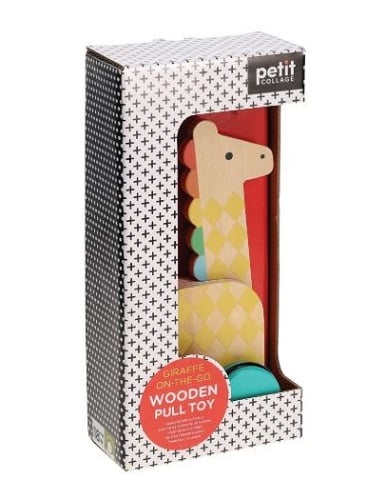 Giraffe On-The-Go Wooden Pull Toy