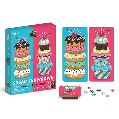 Sugar Showdown: Donut vs. Cupcake (Jigsaw Duel)