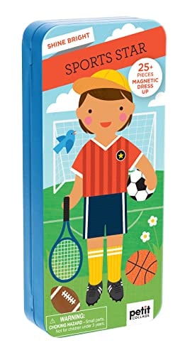 Sports Star: 25+ Pieces Magnetic Dress Up (Shine Bright)