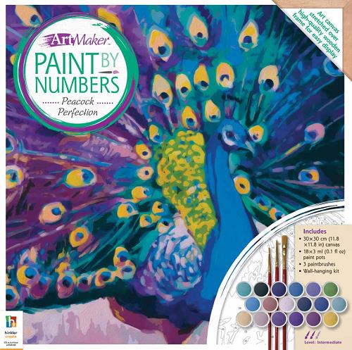 Peacock Perfection (Paint by Numbers)
