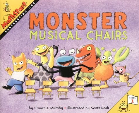 Monster Musical Chairs (Math Start Subtracting One, Level 1)