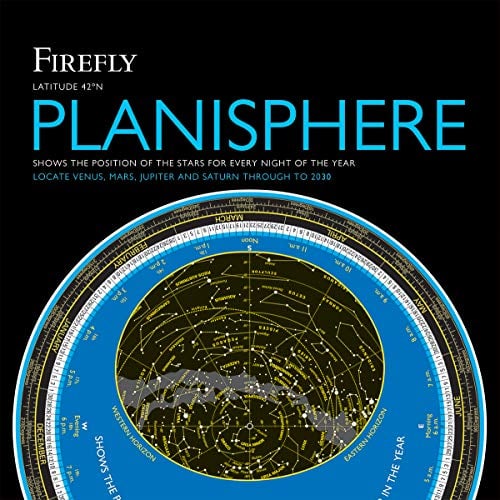 Firefly Planisphere: Latitude 42 Degrees North