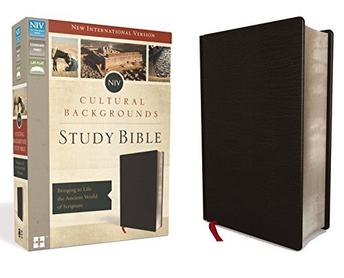 NIV Cultural Backgrounds Study Bible (Black Bonded Leather)