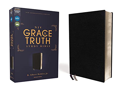 NIV Grace & Truth Study Bible (Black European Bonded Leather)