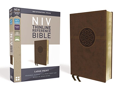 NIV Thinline Reference Bible (Brown Leathersoft)