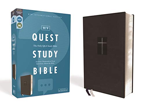 NIV Quest Study Bible (Black Leathersoft)