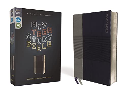 NIV, Teen Study Bible (Blue Leathersoft)
