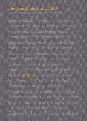 NIV, The Jesus Bible Journal: Matthew