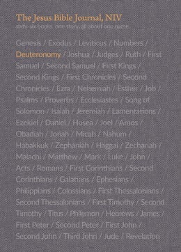 NIV, The Jesus Bible Journal: Deuteronomy