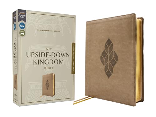 NIV, Upside-Down Kingdom Bible (Tan Leathersoft)