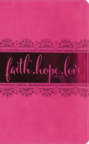 NIV Bible for Teen Girls: Growing in Faith, Hope, Love (Pink Leathersoft)