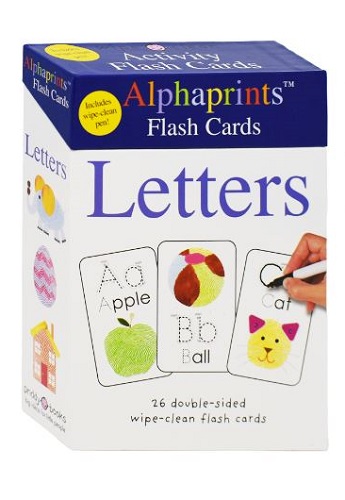 Letters (Alphaprints Wipe Clean Flash Cards)