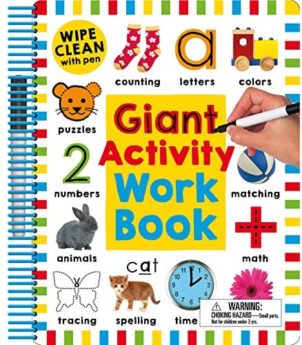Priddy Learning Giant Wipe Clean Activity Workbook