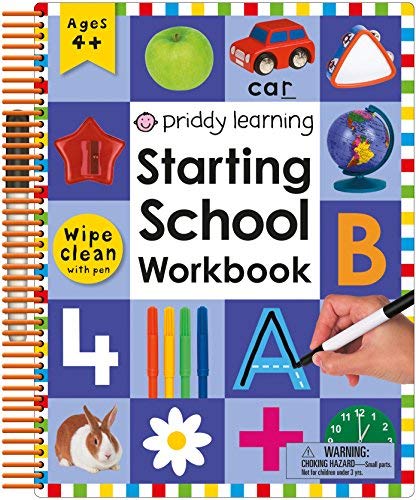 Starting School Wipe Clean Workbook with Pen (Priddy Learning)