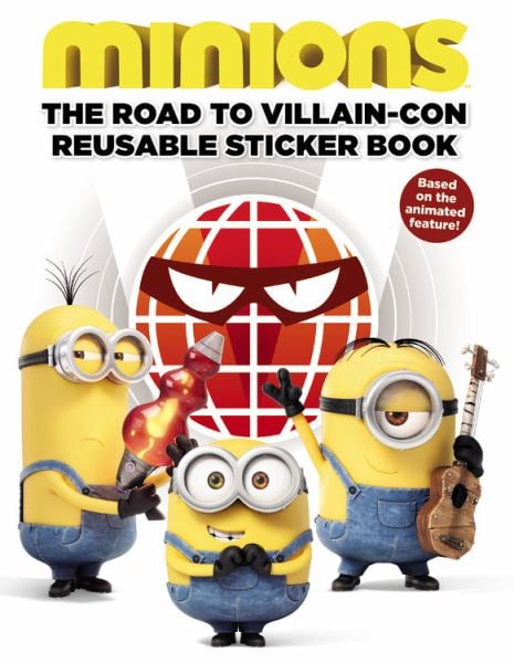 The Road to Villain-Con Reusable Sticker Book (Minions)