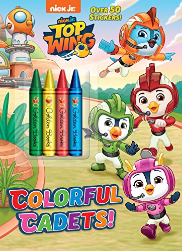 Colorful Cadets! Color & Sticker Book With Crayons (Nick Jr. Top Wing)