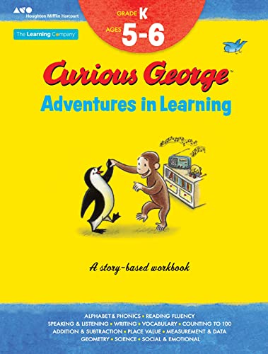 Curious George Adventures in Learning: Kindergarten (Learning with Curious George, Ages 5-6)