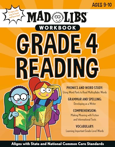 Grade 4 Reading (Mad Libs Workbook)