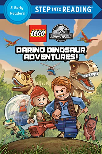 Daring Dinosaur Adventures! (5 Early Readers! LEGO: Jurassic World, Step Into Reading, Step 3)