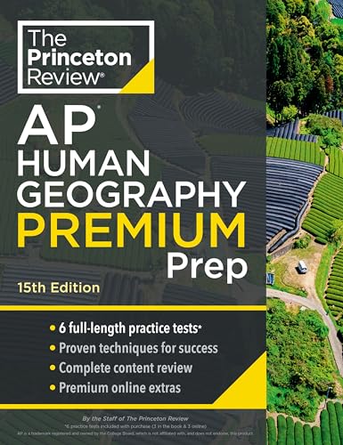 AP Human Geography Premium Prep (15th Edition)