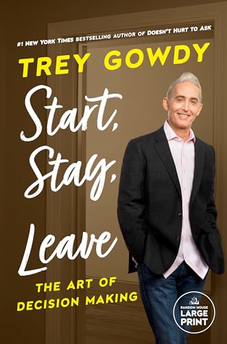 Start, Stay, or Leave: The Art of Decision Making (Large Print)