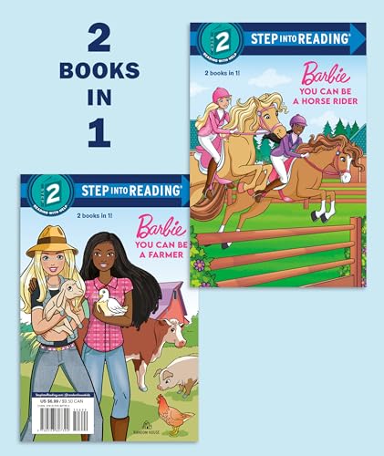 You Can Be a Horse Rider/You Can Be a Farmer (Barbie, Step Into Reading, Step 2)