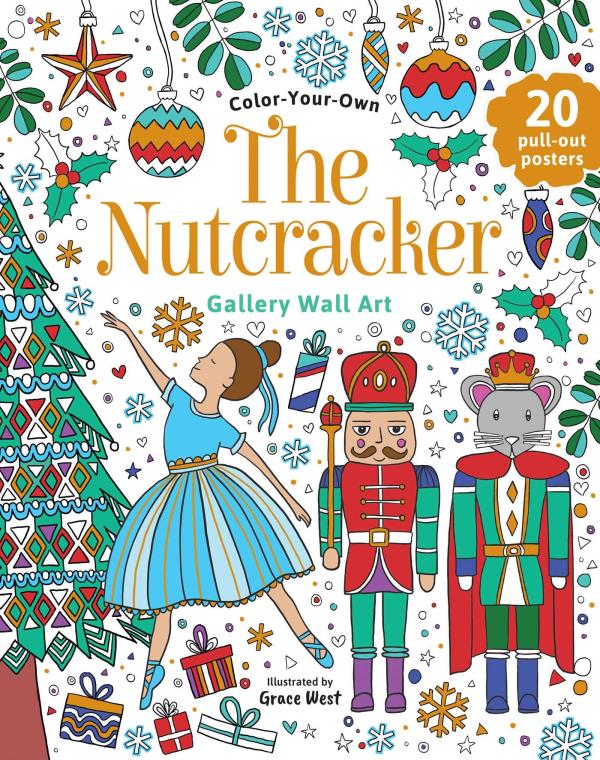 The Nutcracker (Color-Your-Own Gallery Wall Art)