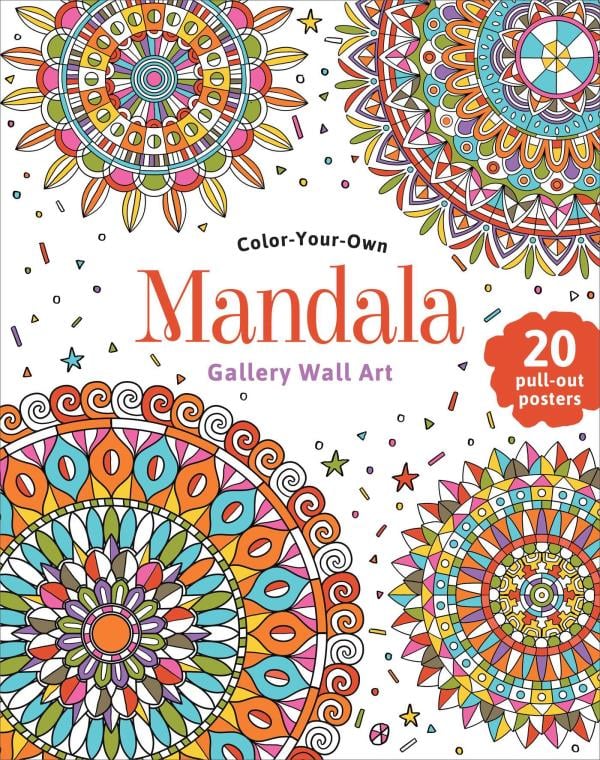 Mandala (Color-Your-Own Gallery Wall Art)