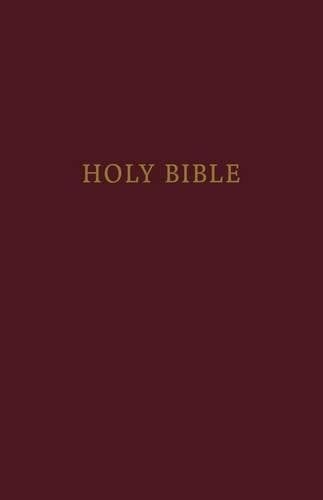 KJV, Large Print, Pew Bible (#2162BG - Burgundy Hardcover)