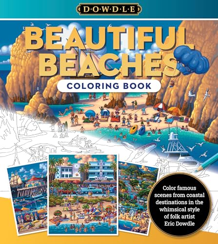 Beautiful Beaches Coloring Book (Dowdle Coloring Books)