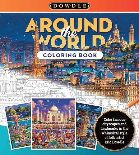 Around the World Coloring Book (Dowdle Coloring Books)