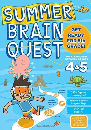 Between Grades 4 & 5 Workbook (Summer Brain Quest)