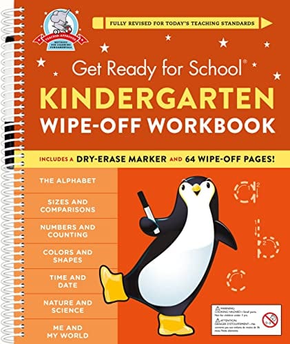 Get Ready for School: Kindergarten Wipe-Off Workbook (Fully Revised)