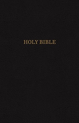 KJV Personal Size, Giant Print Reference Bible (Indexed, Black Bonded Leather)