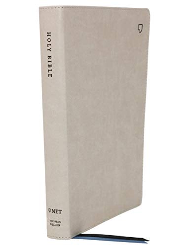 Net Thinline Large Print Bible (5683TA, Stone Leathersoft)