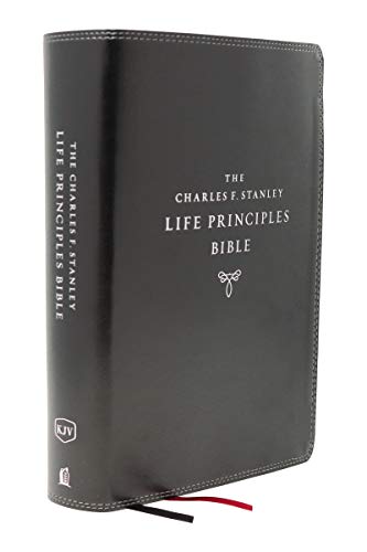KJV The Charles F. Stanley Life Principles Bible (8463BK Black Leathersoft, 2nd Edition)