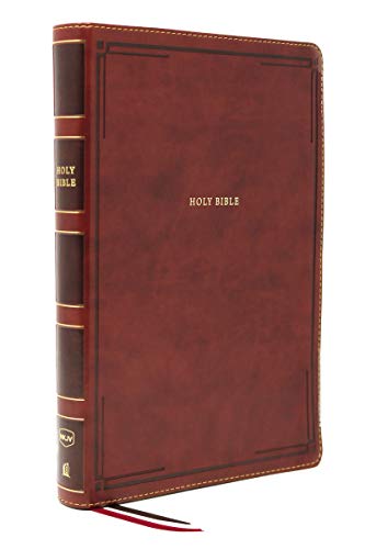 NKJV, Giant Print Thinline Bibles (4423BR - Brown Leathersoft)