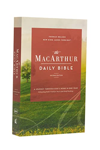 The NKJV, MacArthur Daily Bible (#2640 - Softcover, Second Edition)