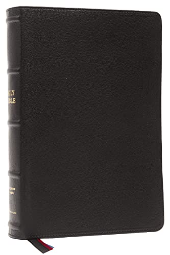 KJV, Large Print, Reference Bible (Maclaren Series, 8976BK - Black, Goatskin Leather)