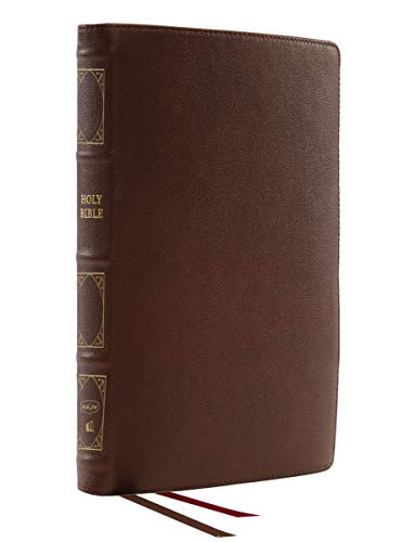 NKJV, Deluxe Thinline Reference Bible (4856BRN, Brown, Genuine Leather)