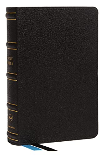 NKJV, Compact Maclaren Series Bible (#5976BK - Black Leather Bible)