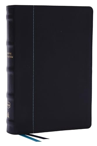 NKJV, Encountering God Study Bible (#4656BK - Black Genuine Leather)