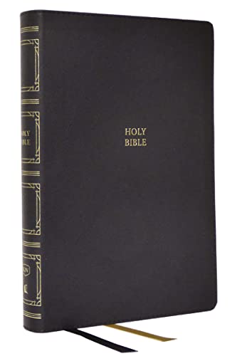 KJV, Paragraph-Style, Large Print Thinline Bible (#3093BK - Black Leathersoft)