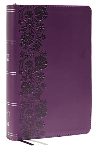 KJV, Personal Size Large Print Single-Column Reference Bible (Thumb Indexed, 8653PUR - Purple, Leathersoft)