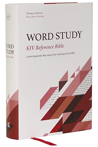 KJV, Word Study Reference Bible (Thumb Indexed, #8912 - Hardcover)