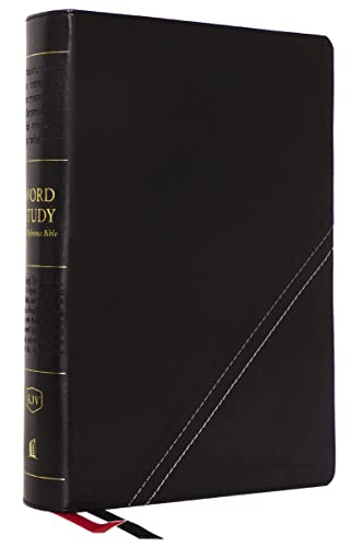 KJV, Word Study Reference Bible (#8913BK - Black Leathersoft)