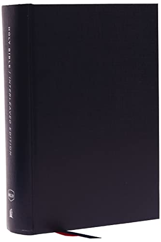 NKJV, Interleaved Bible, Journal Edition (#8552BL - Dark Blue Hardcover)