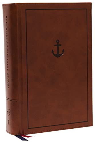 NKJV, Interleaved Bible, Journal Edition (Brown Leather over Board)