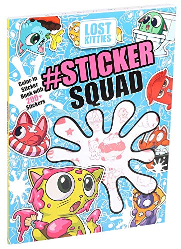 #Sticker Squad Color-In Sticker Book (Lost Kitties)