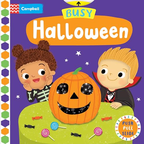 Halloween Push, Pull, Slide Book (Busy Books)